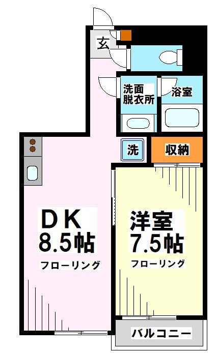 エランドール幡ヶ谷 間取り