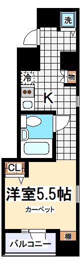 日神デュオステージ笹塚西館 間取り
