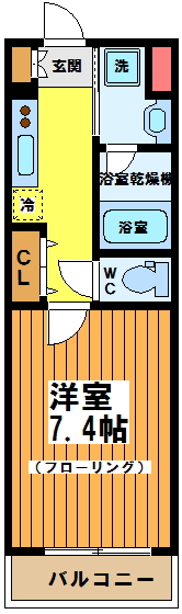 ヒューリックレジデンス調布柴崎 間取り