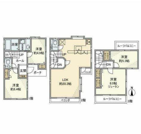 成城9丁目戸建 間取り