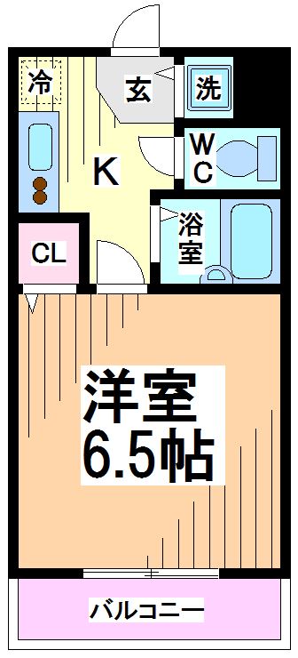 ルーブル中野南台  間取り