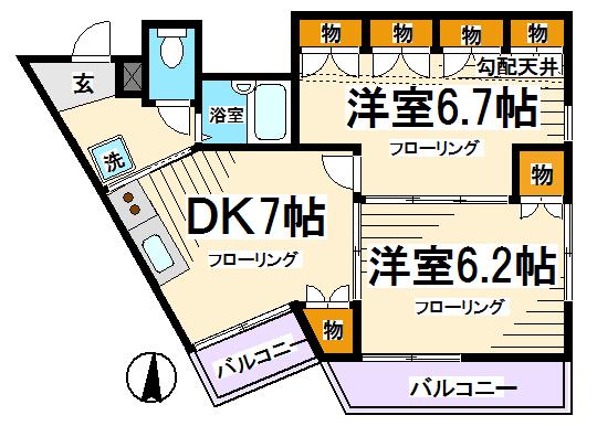 パストラルマンションＭⅢ 間取り