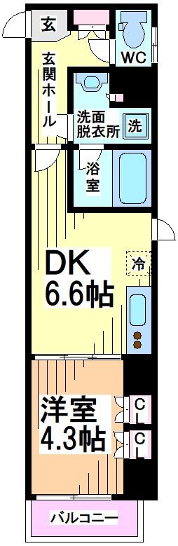 ボヌールステージ笹塚 間取り
