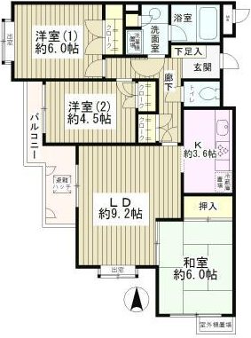 フラット浜田山  間取り