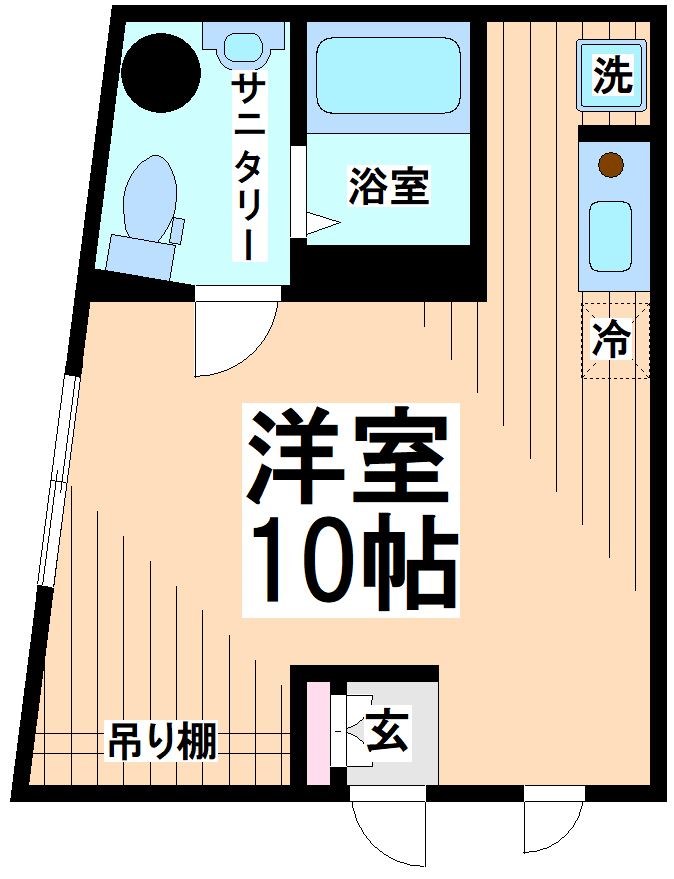 COCOFLAT笹塚Ⅱ  間取り