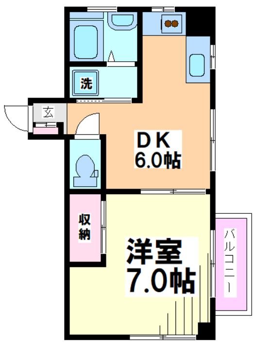 第1三幸レジデンス 間取り