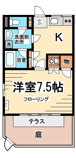 シャトル浜田山Ⅱ 間取り