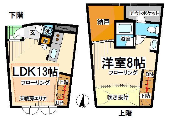 The　Manor　Garden（マナーガーデン） 間取り