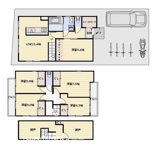 東つつじヶ丘三丁目戸建 間取り