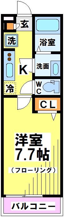 リブリ・菊野台 302号室 間取り