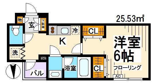 LUCK上北沢 間取り