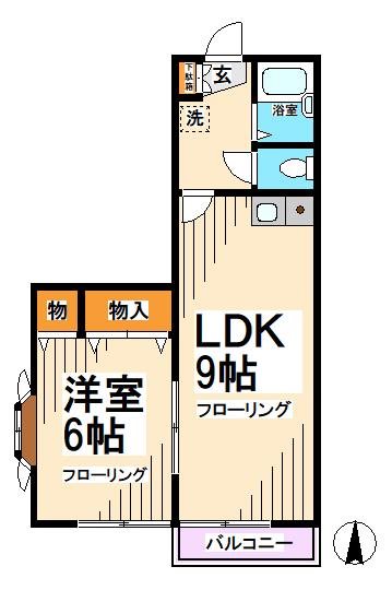 シャトル松原 間取り