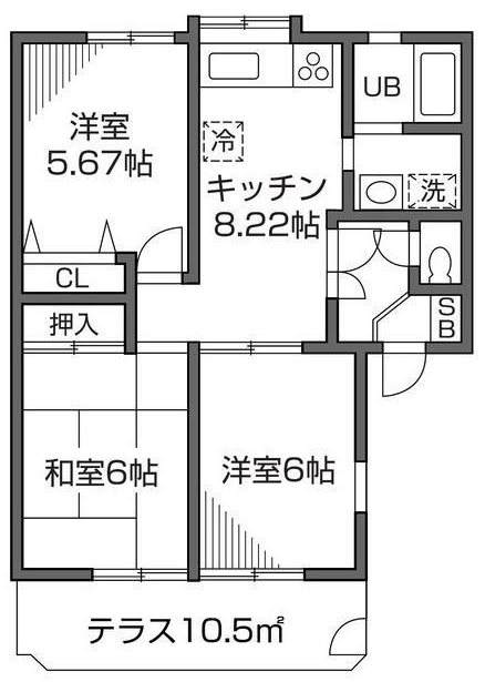フォレスト深大寺　A号館 間取り