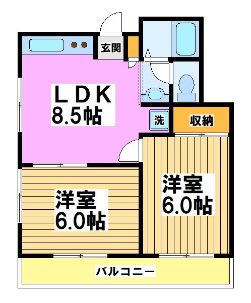 ファミール狛江 間取り