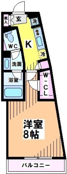 ディアレイシャス下高井戸  間取り