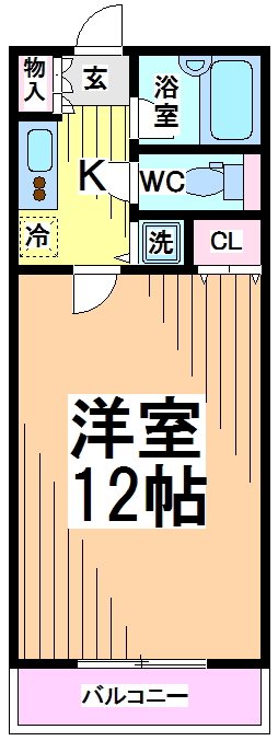 パレステュディオ笹塚  間取り