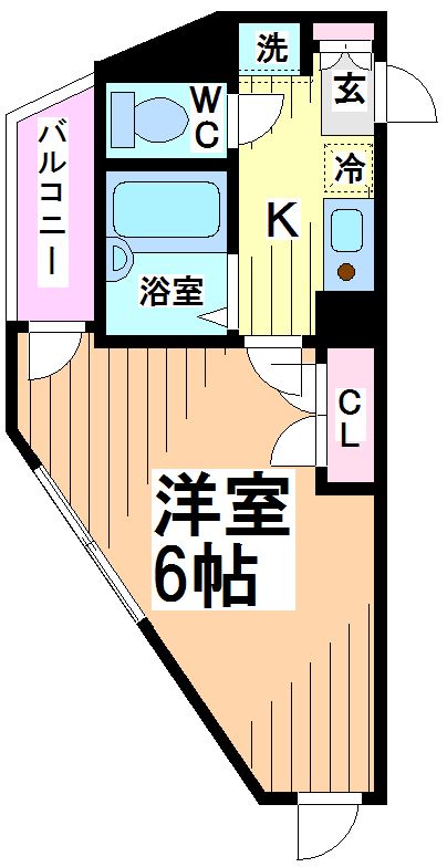 ガーラ笹塚駅前　 間取り