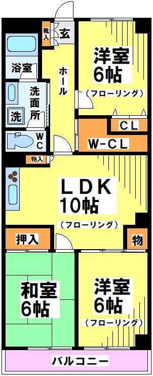 マンション国領 間取り