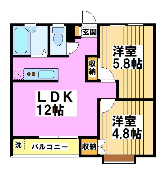 グリーンウェーブ北の台 間取り