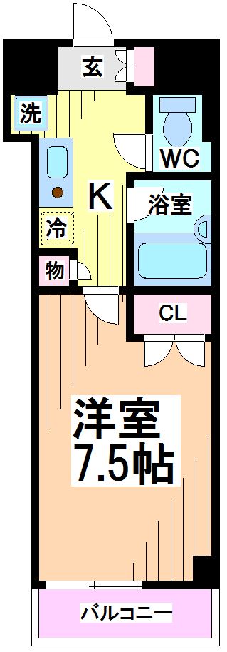 フェニックス笹塚駅前　  間取り
