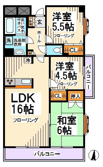 サンファミリー烏山 間取り