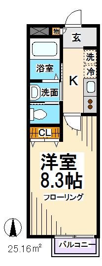 ルピナス  間取り