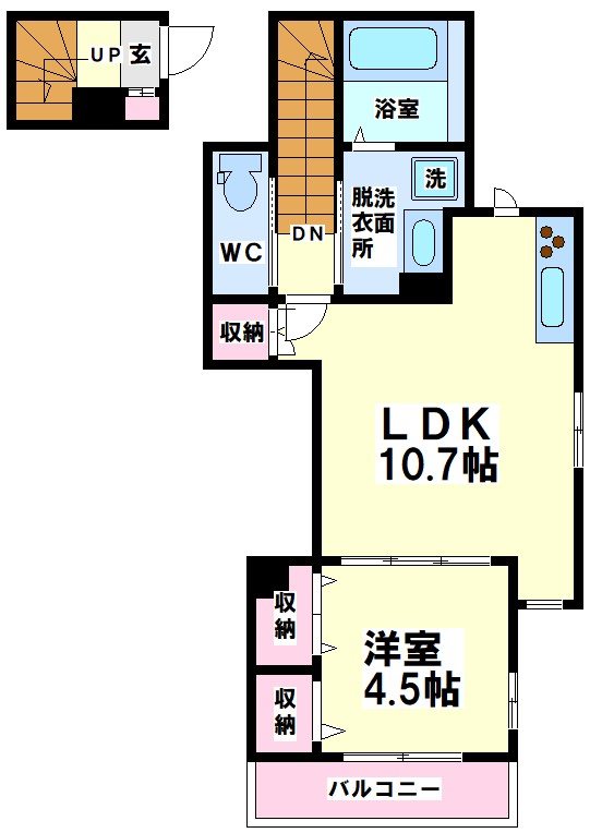 ソレイユ大原 間取り