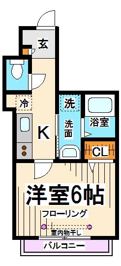 ラフィネ桜上水  間取り
