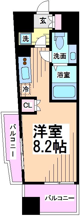 プライマル笹塚 間取り