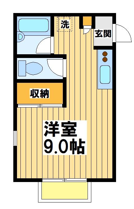 HEIM匠（ハイムタクミ） 104号室 間取り