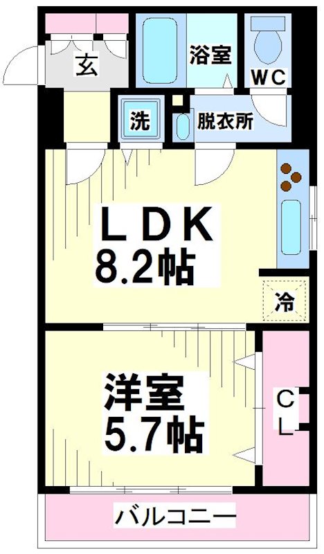 杉並東洋マンション 間取り
