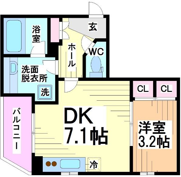 ファレール笹塚 間取り