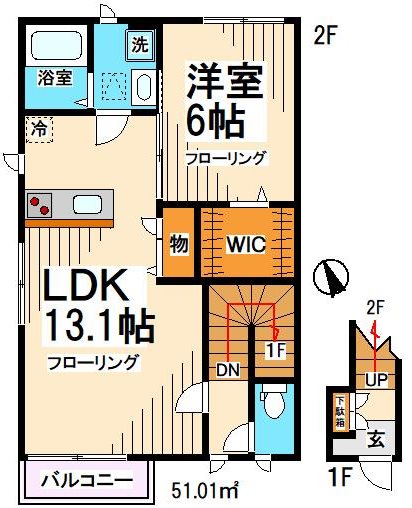 ヴィクトワール下高井戸 間取り