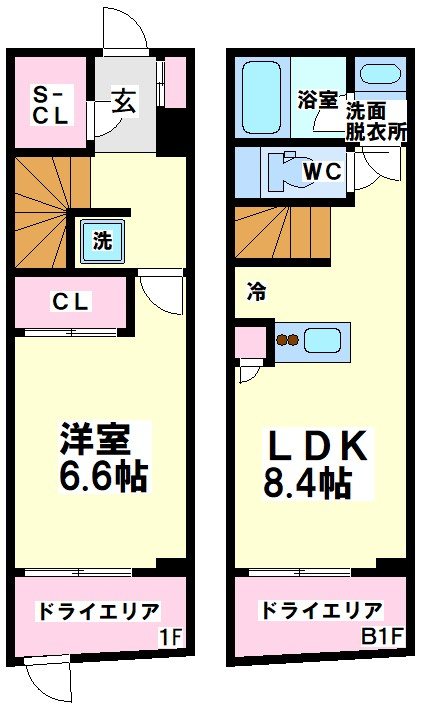 ミレドゥーエ下北沢Ⅰ  間取り