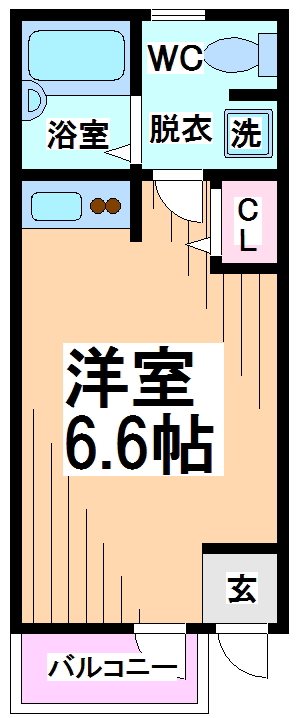 FUJISTA幡ヶ谷Ⅲ　 間取り