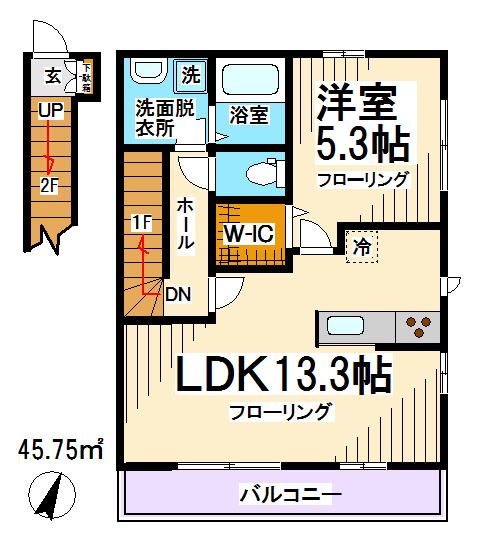 メゾンアムール  間取り