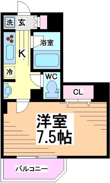 KDXレジデンス幡ヶ谷 間取り
