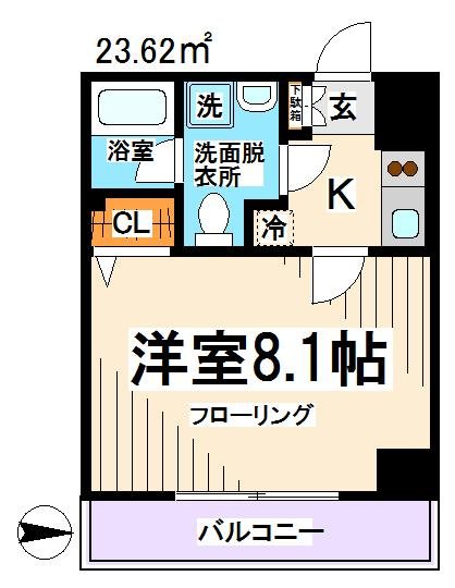クレイシア世田谷赤堤 間取り