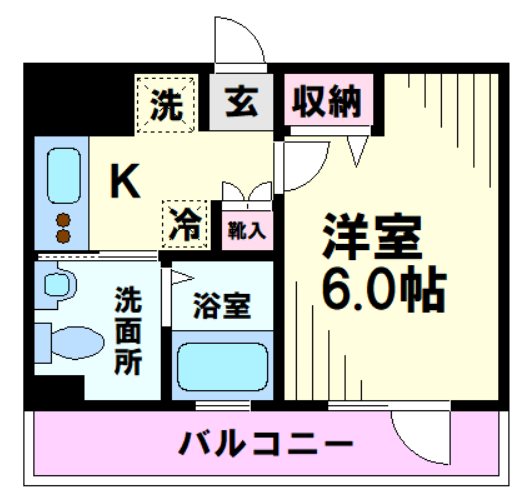 R.hours　Sasazuka  間取り