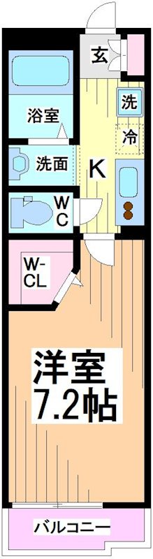 J&amp;#39;sコート幡ヶ谷 間取り図