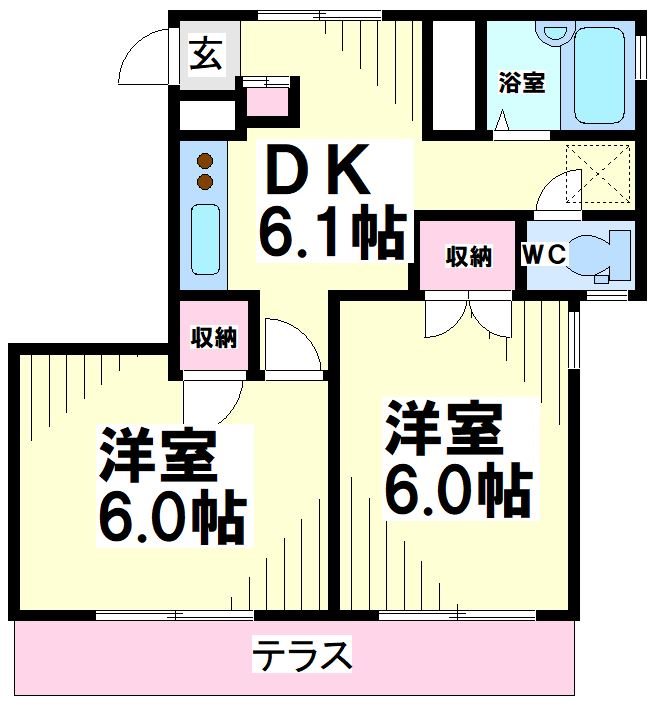 サニーコーポ笹塚 間取り