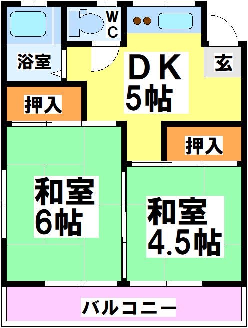 コーポ田中 間取り