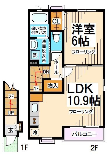 クレール桜上水 間取り