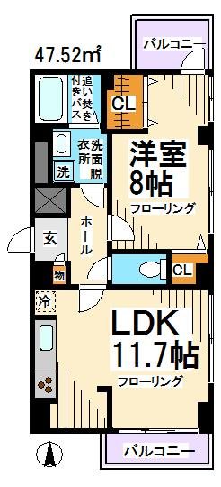 COLORS　GARDEN 間取り図