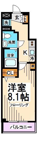 アイル上北沢  間取り