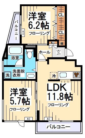 メゾン西原Ｋ 間取り