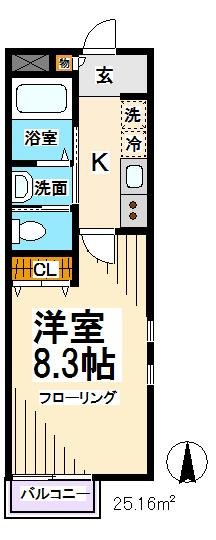 ルピナス  間取り