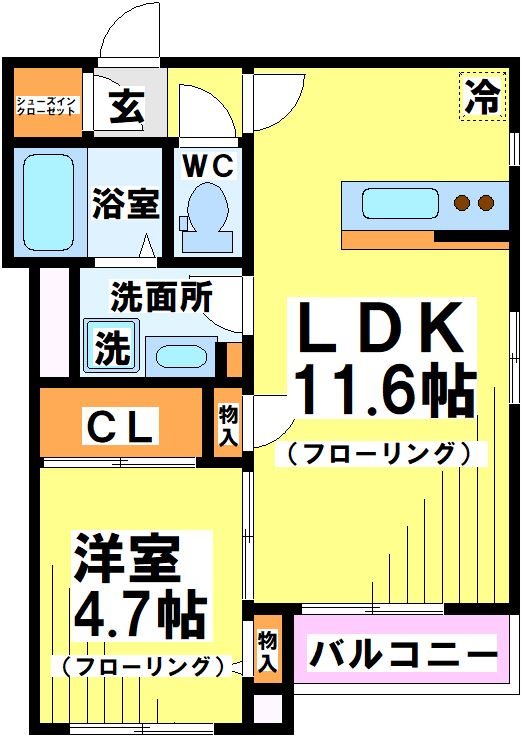 エルミタージュ南烏山 間取り