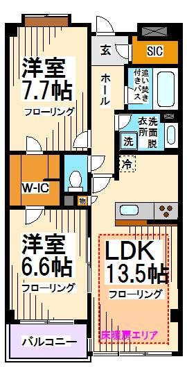 クールセリシエ  間取り
