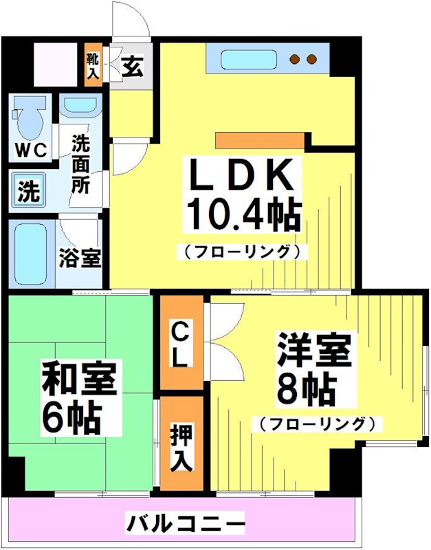 ハイムカミヨ 間取り
